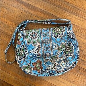 Vera Bradley Floral Blue Crossbody Bag